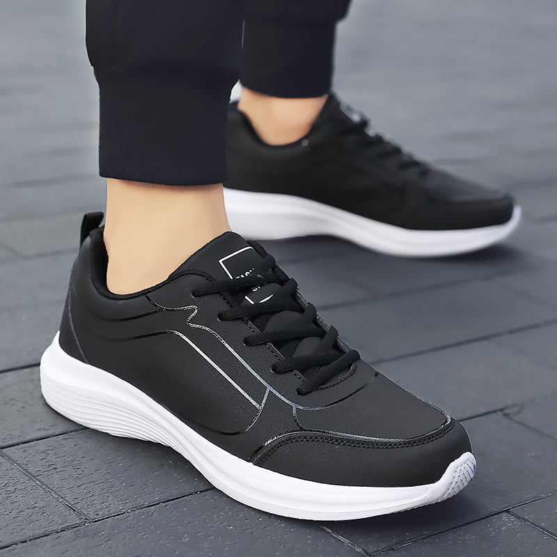 Zapatos para hombre, zapatillas cálidas de invierno para hombre, zapatos antideslizantes transpirables, zapatos informales suaves con cordones, ligeros
