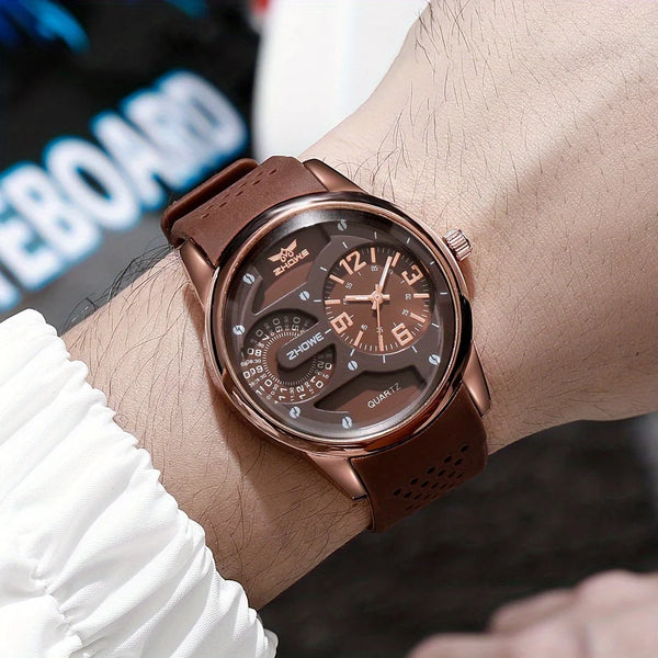 Los hombres deportivos de la moda miran los relojes de pulsera del cuarzo de la correa de silicona de la nueva llegada para el hombre analógico