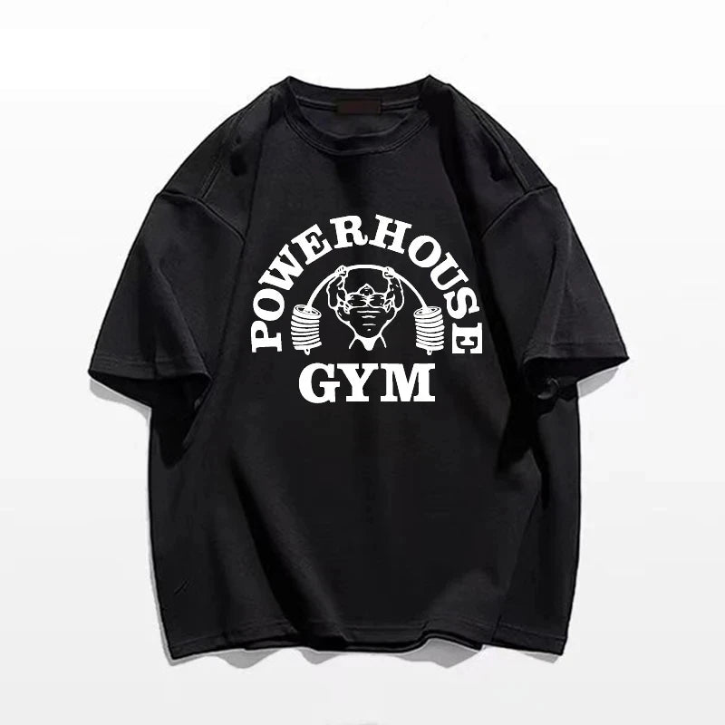 Camisetas de gimnasio de verano, moda deportiva, camiseta para hombre.