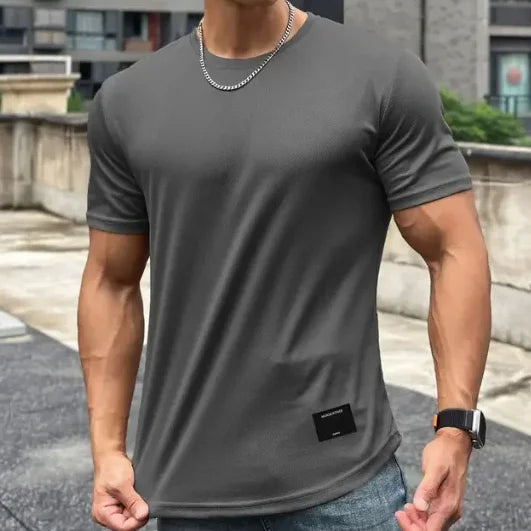Camiseta Fitness, camiseta correr deporte gimnasio, camiseta entrenamiento Casual alta calidad Tops ropa