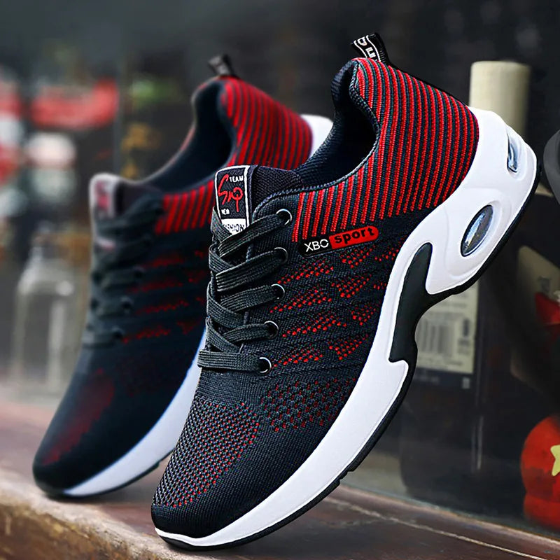 Zapatos de vestir informales para hombre 2025, nuevos zapatos deportivos suaves, cómodos zapatos de tenis transpirables, zapatos para caminar de malla ligera para exteriores