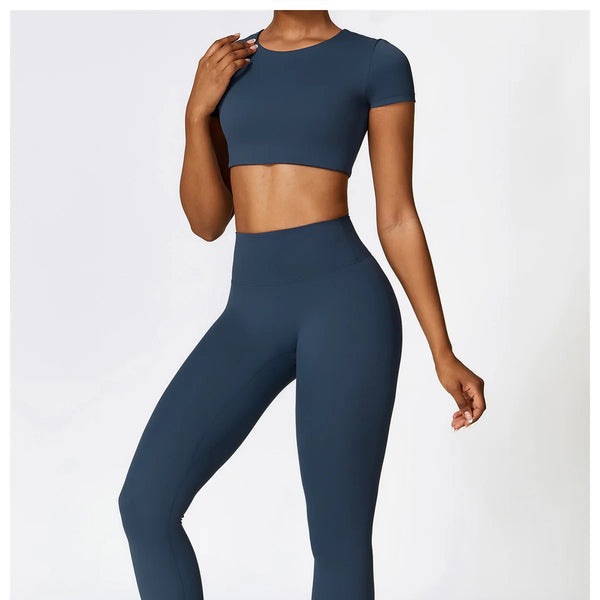 Conjunto deportivo de 2 piezas para mujer, muévete con comodidad y seguridad al momento de hacer ejercicio