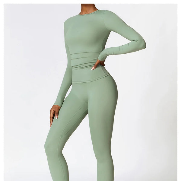 Conjunto deportivo de 2 piezas para mujer, muévete con comodidad y seguridad al momento de hacer ejercicio