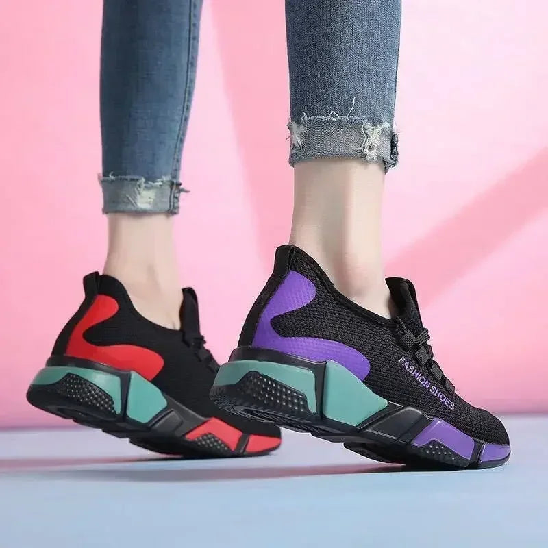 Nuevos zapatos de mujer modernos y sencillos, zapatos cómodos para mujer, zapatos deportivos ligeros y cómodo para primavera y otoño