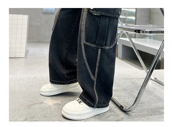 Pantalon jean con diseño actual para  niño, cómodo y elegante