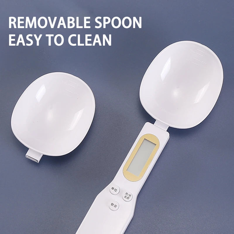 Báscula electrónica de cocina, 500g, 0,1g, LCD, medición Digital de alimentos, harina, cuchara Digital, Mini herramienta de cocina para báscula de café con leche
