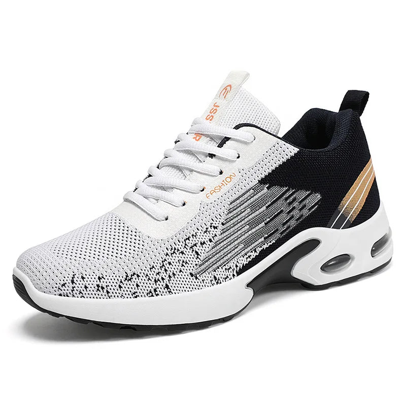 Zapatos de vestir informales para hombre 2025, nuevos zapatos deportivos suaves, cómodos zapatos de tenis transpirables, zapatos para caminar de malla ligera para exteriores