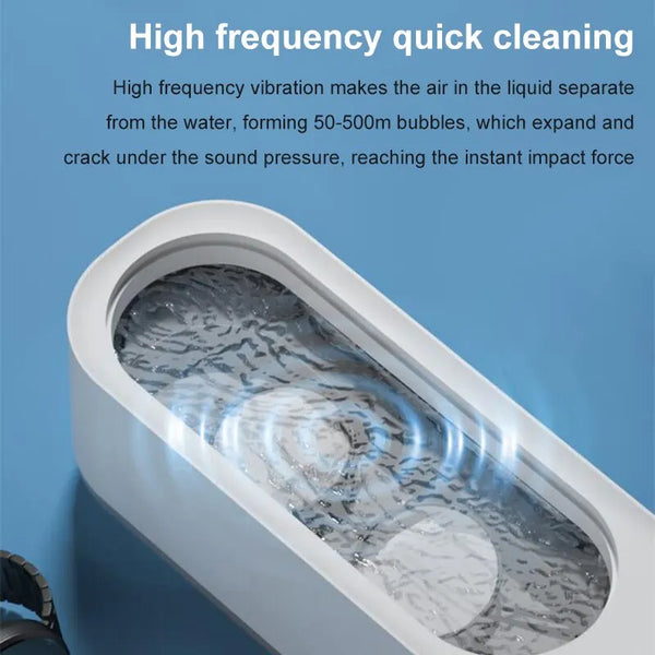 Máquina de limpieza por vibración multifuncional, máquina de limpieza de lentes de contacto, limpieza por vibración, reloj, joyería, dientes
