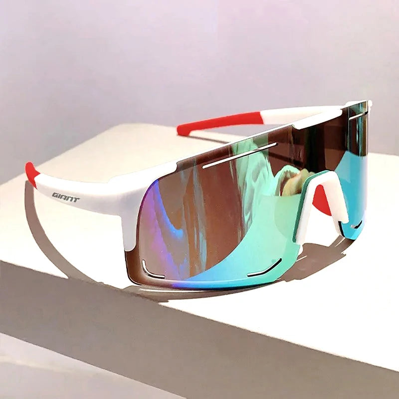 Giant 【Grado Profesional】Gafas de sol para ciclismo y pesca: protección UV, antideslumbrantes, resistentes a impactos, deportes al aire libre con estuche