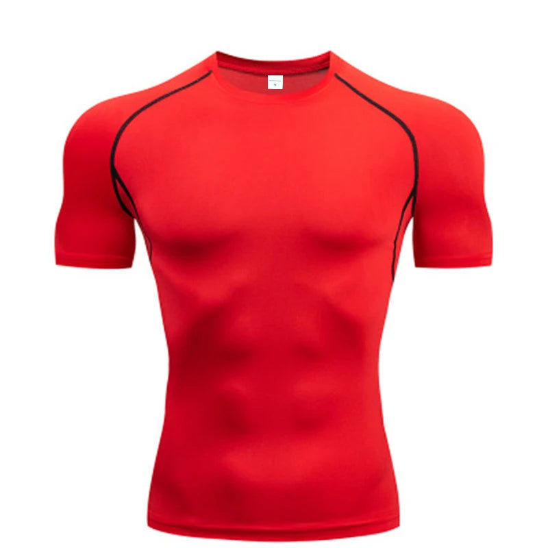 Camiseta de manga larga de compresión, camiseta negra de Fitness para hombre, ropa deportiva de secado rápido para gimnasio, protección solar, capa Base deportiva