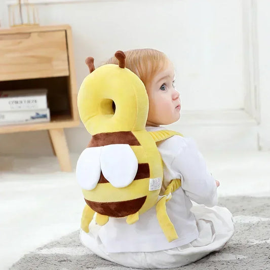Nuevo Protector de espalda para aprender a caminar, almohada protectora anticaída de dibujos animados para bebé, cojín Protector de cabeza seguro para niños