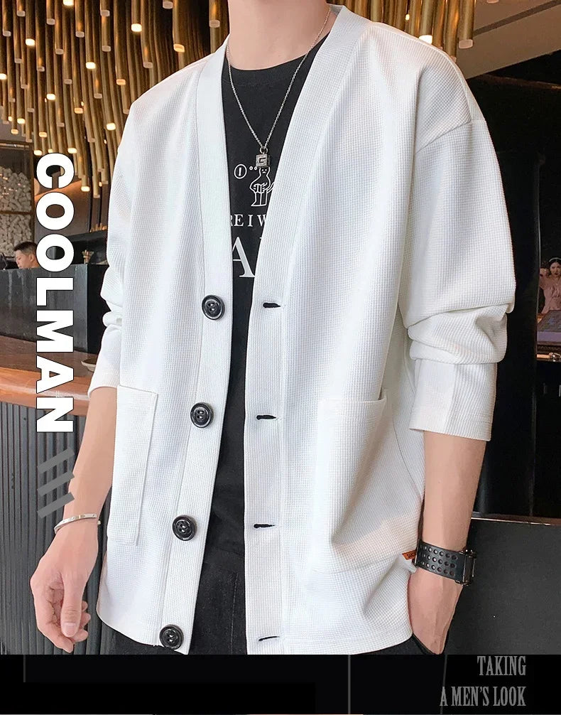 Chaqueta de verano para hombre, chaqueta de secado rápido de seda helada, chaleco informal de negocios de alta gama