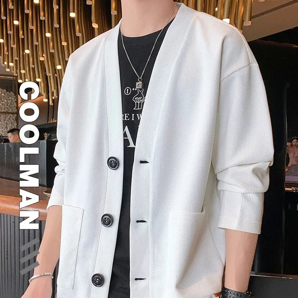 Chaqueta de verano para hombre, chaqueta de secado rápido de seda helada, chaleco informal de negocios de alta gama