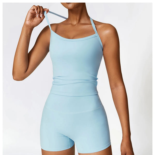 Conjunto deportivo de 2 piezas para mujer, muévete con comodidad y seguridad al momento de hacer ejercicio