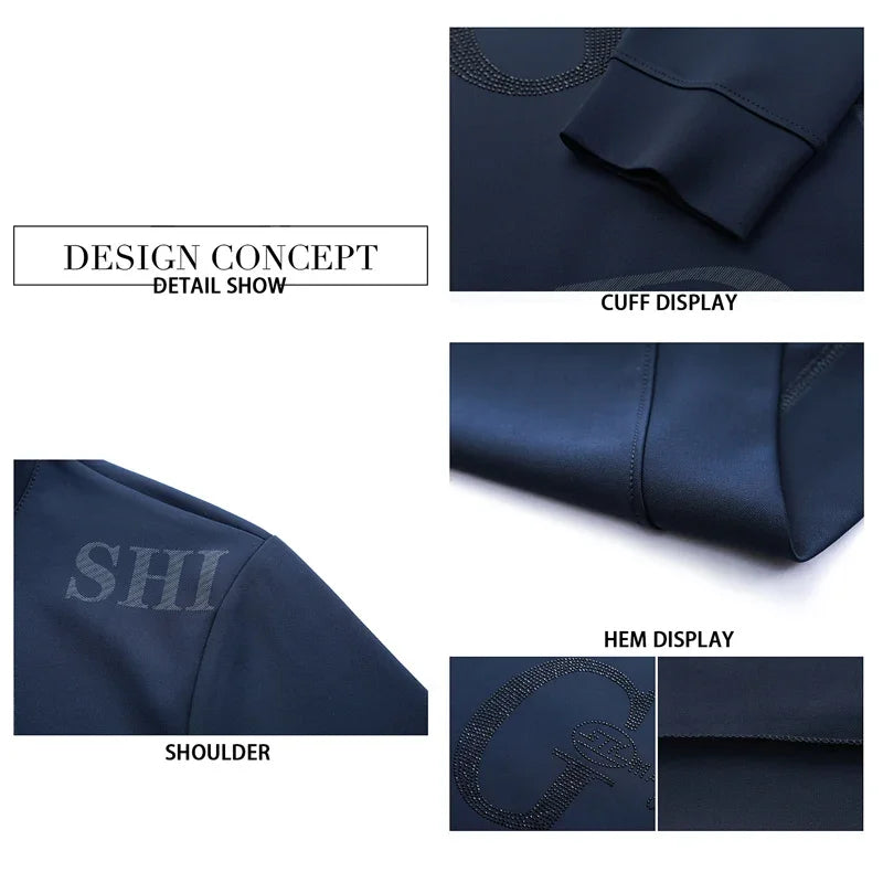 Camiseta de manga larga para hombre con cuello redondo, estampado de cuadros colorido e irregular, ideal para primavera y otoño, perfecta para actividades al aire libre y deportes.