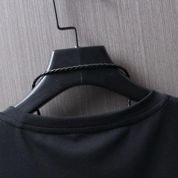 Camisetas minimalistas con estampado gráfico de cara sonriente para hombre, camiseta de Hip Hop, ropa, camiseta transpirable de verano