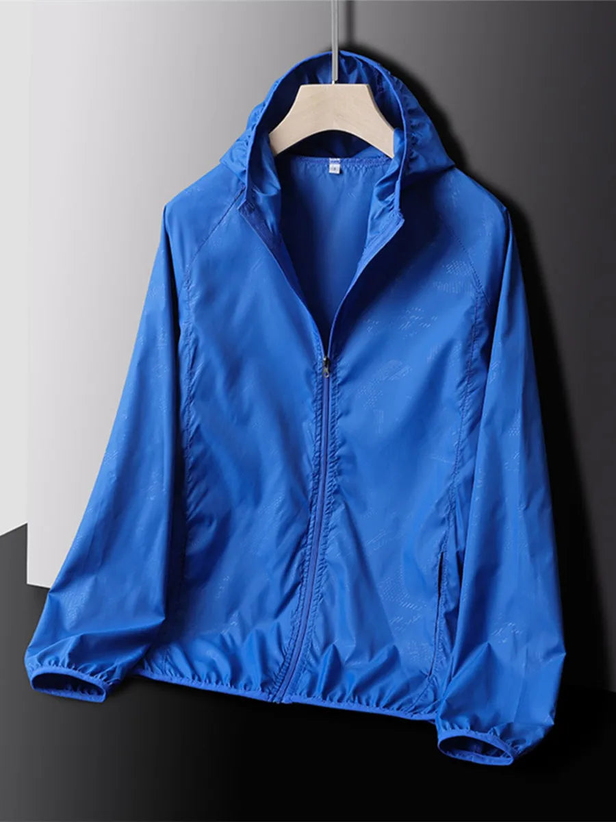 Ropa de protección solar impermeable para acampar, chaqueta fina ligera y transpirable para bicicleta, abrigo deportivo de secado rápido para hombres y mujeres, cortavientos
