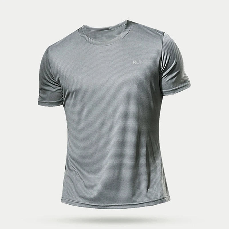 Camisetas deportiva para hombre, Camiseta deportiva de compresión de secado rápido, gimnasio y Fitness