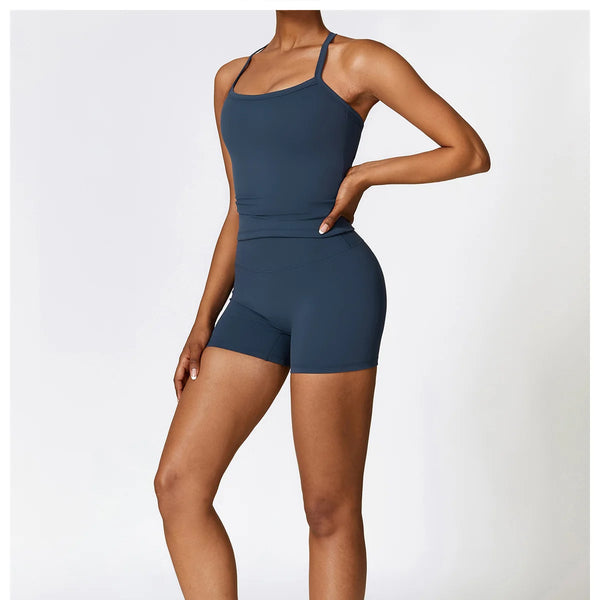 Conjunto deportivo de 2 piezas para mujer, muévete con comodidad y seguridad al momento de hacer ejercicio