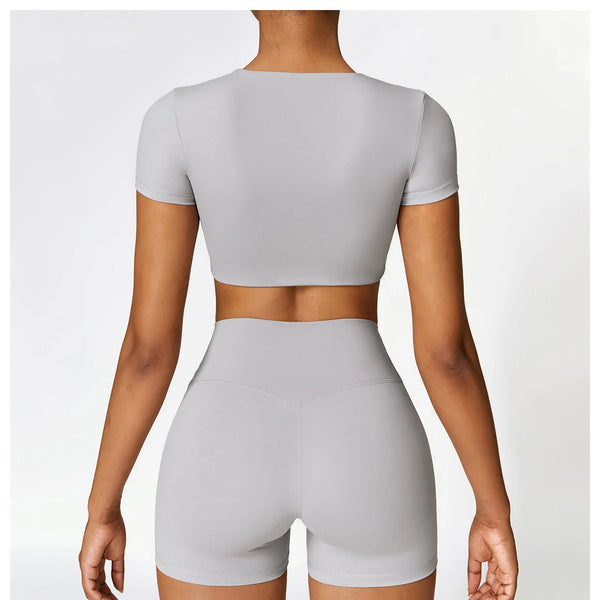 Conjunto deportivo de 2 piezas para mujer, muévete con comodidad y seguridad al momento de hacer ejercicio