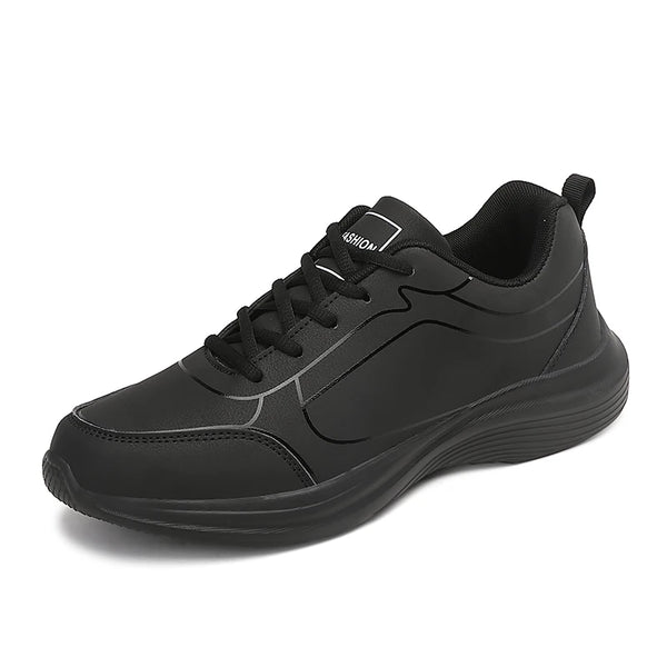 Zapatos para hombre, zapatillas cálidas de invierno para hombre, zapatos antideslizantes transpirables, zapatos informales suaves con cordones, ligeros