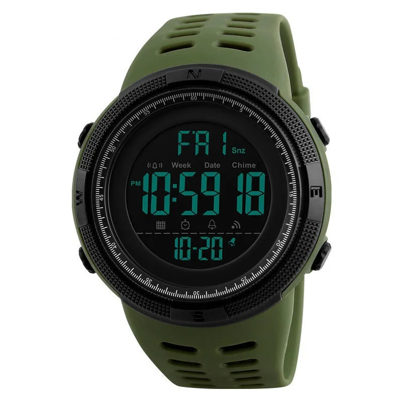Reloj electrónico de alta calidad  para hombre, reloj luminoso diseño deportivo