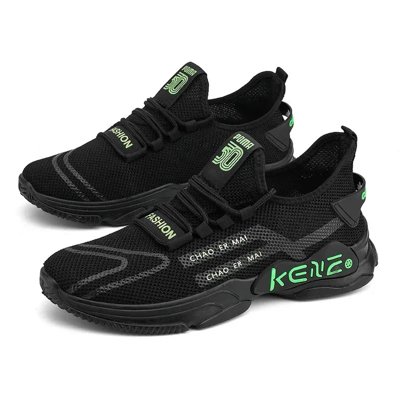 Nuevas zapatillas deportivas informales para hombre, zapatos de coco para correr deportes