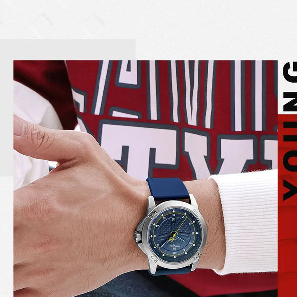 Reloj de pulsera informal de cuarzo, relojes impermeables a la moda para hombre, correa deportiva de silicona, reloj luminoso para hombre