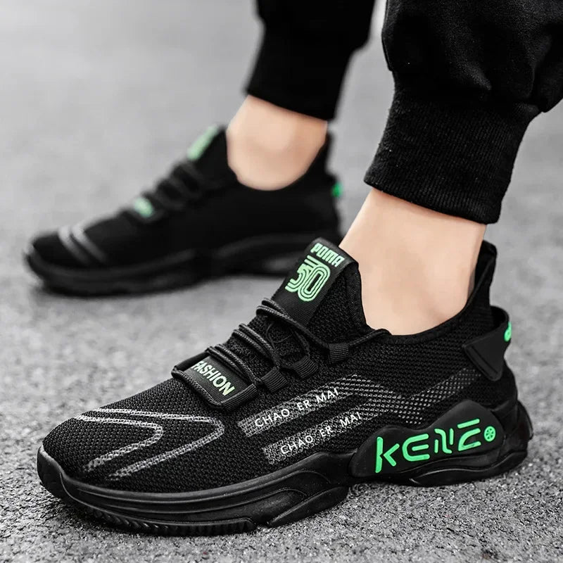 Nuevas zapatillas deportivas informales para hombre, zapatos de coco para correr deportes