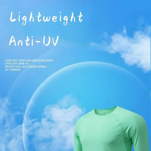 Camiseta para correr maratón para hombre, camiseta de manga larga Anti-UV de secado rápido para entrenamiento, traje de entrenamiento físico con agujero para el pulgar, puño antiestático