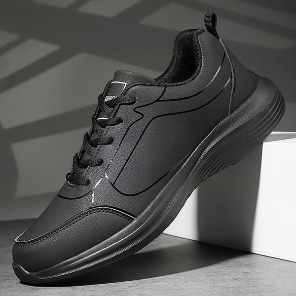 Zapatos para hombre, zapatillas cálidas de invierno para hombre, zapatos antideslizantes transpirables, zapatos informales suaves con cordones, ligeros