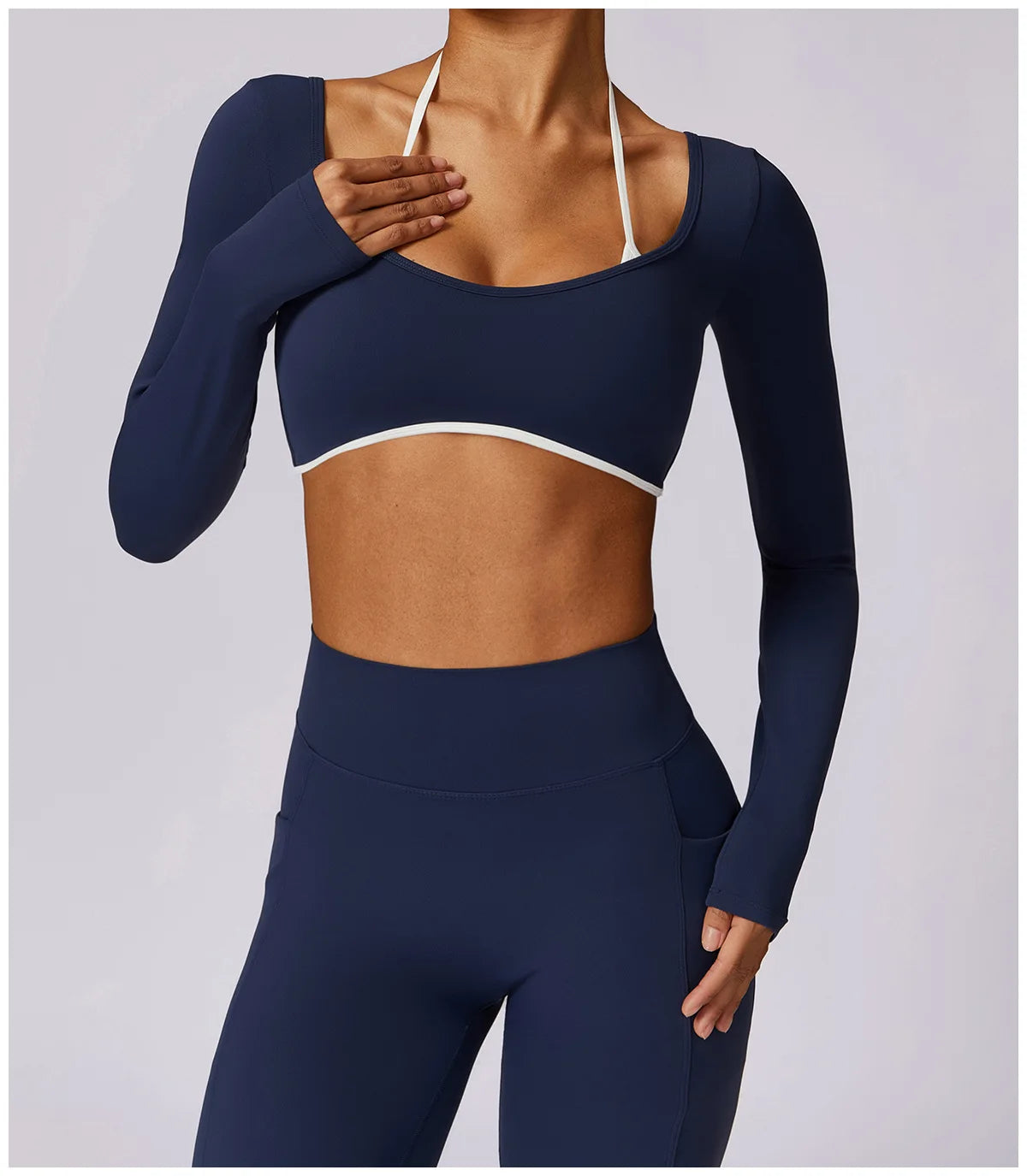 Conjunto deportivo para mujer, conjunto de 2 unidades ajustables y cómodos.