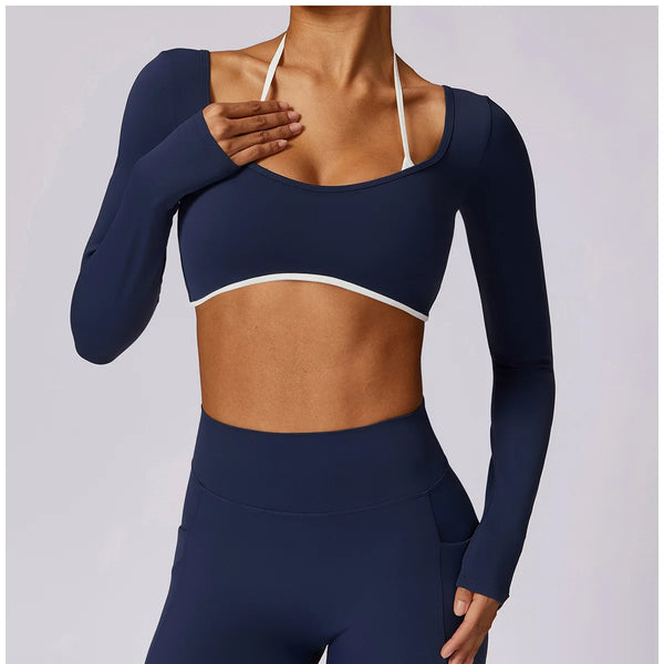 Conjunto deportivo para mujer, conjunto de 2 unidades ajustables y cómodos.