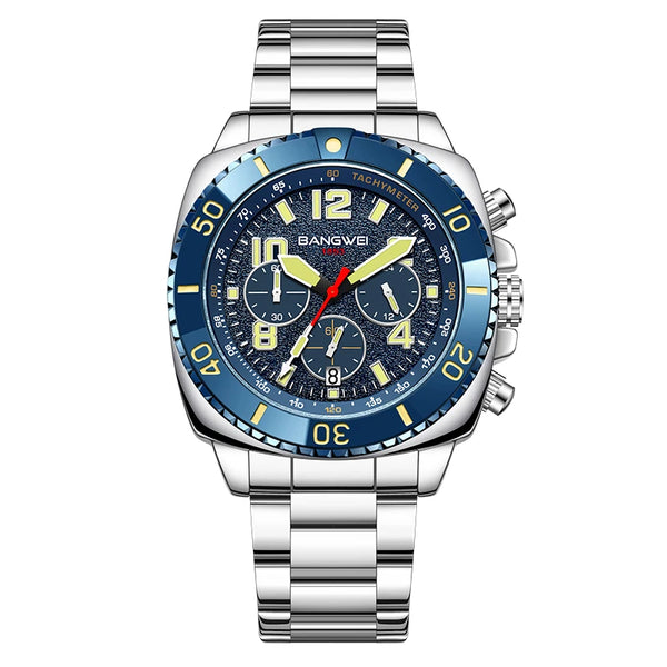 Nuevo reloj impermeable para hombres moda militar deportes cuarzo hombres reloj Casual fecha de negocios cronógrafo