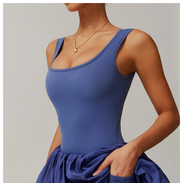 Hermoso traje deportivo para mujer, perfecto para varios tipos de deportes