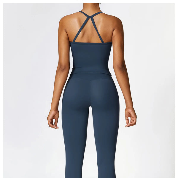 Conjunto deportivo de 2 piezas para mujer, muévete con comodidad y seguridad al momento de hacer ejercicio