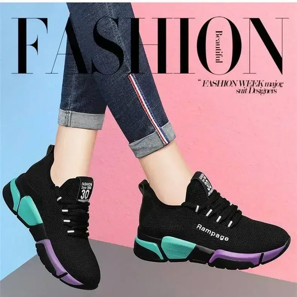 Nuevos zapatos de mujer modernos y sencillos, zapatos cómodos para mujer, zapatos deportivos ligeros y cómodo para primavera y otoño