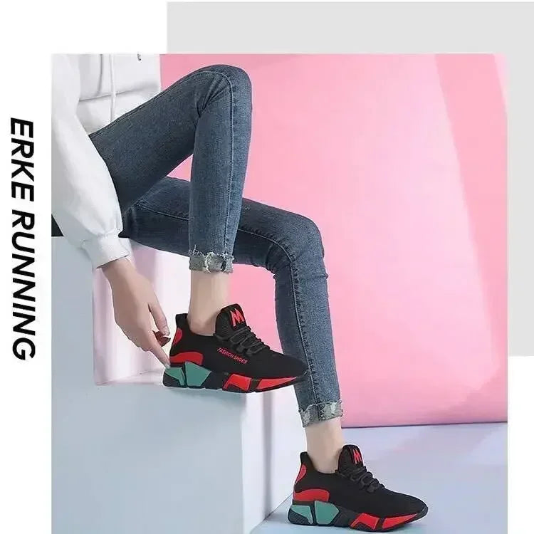 Nuevos zapatos de mujer modernos y sencillos, zapatos cómodos para mujer, zapatos deportivos ligeros y cómodo para primavera y otoño