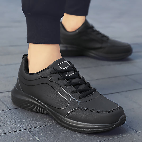 Zapatos para hombre, zapatillas cálidas de invierno para hombre, zapatos antideslizantes transpirables, zapatos informales suaves con cordones, ligeros