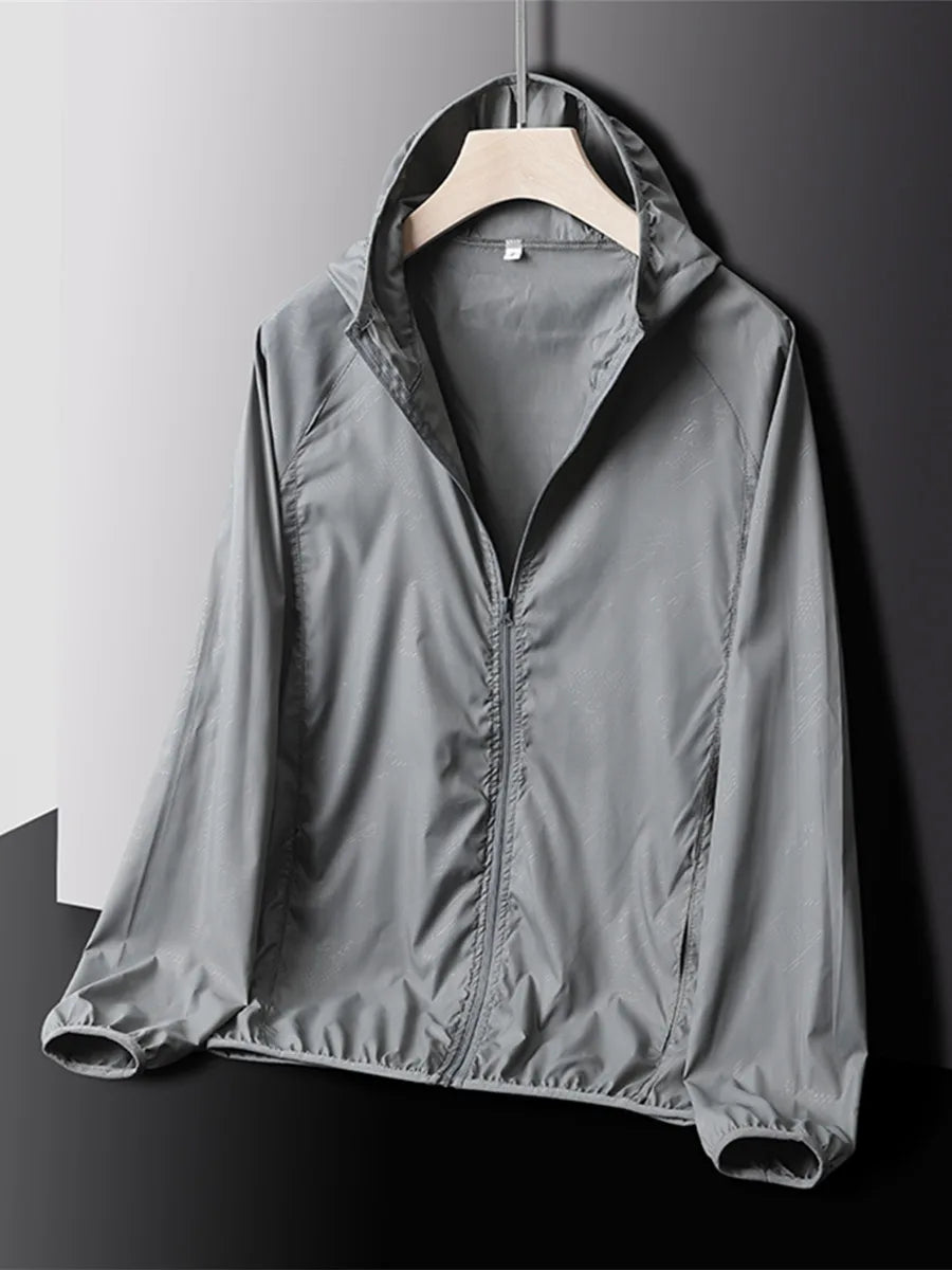 Ropa de protección solar impermeable para acampar, chaqueta fina ligera y transpirable para bicicleta, abrigo deportivo de secado rápido para hombres y mujeres, cortavientos