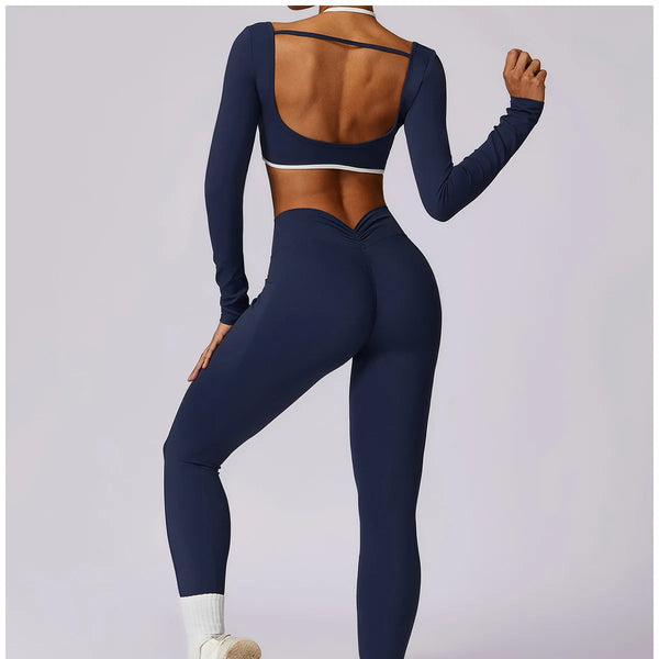 Conjunto deportivo para mujer, conjunto de 2 unidades ajustables y cómodos.