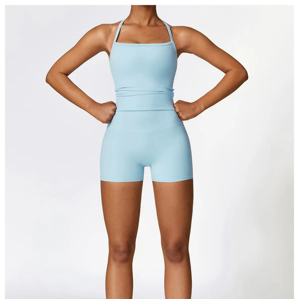 Conjunto deportivo de 2 piezas para mujer, muévete con comodidad y seguridad al momento de hacer ejercicio