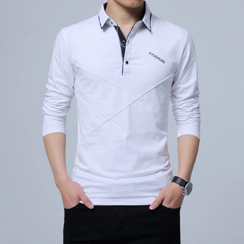 camisa de marca TFETTERS, Camiseta larga para hombre, camiseta de diseñador a rayas vuelto, Camiseta holgada informal ajustada de algodón para hombre de talla grande