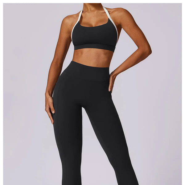 Conjunto deportivo para mujer, conjunto de 2 unidades ajustables y cómodos.