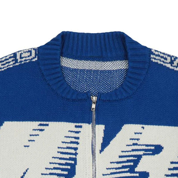 Cárdigan de estilo Retro Vintage para mujer, abrigo de suéter con cremallera, informal y elástico, para Otoño e Invierno