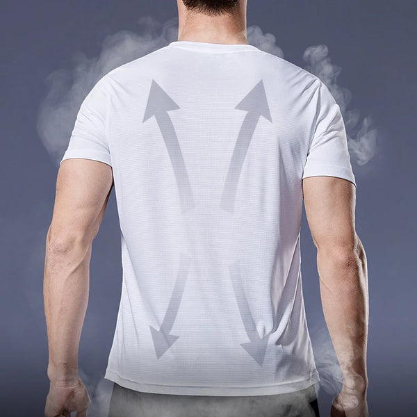 Camisetas deportiva para hombre, Camiseta deportiva de compresión de secado rápido, gimnasio y Fitness