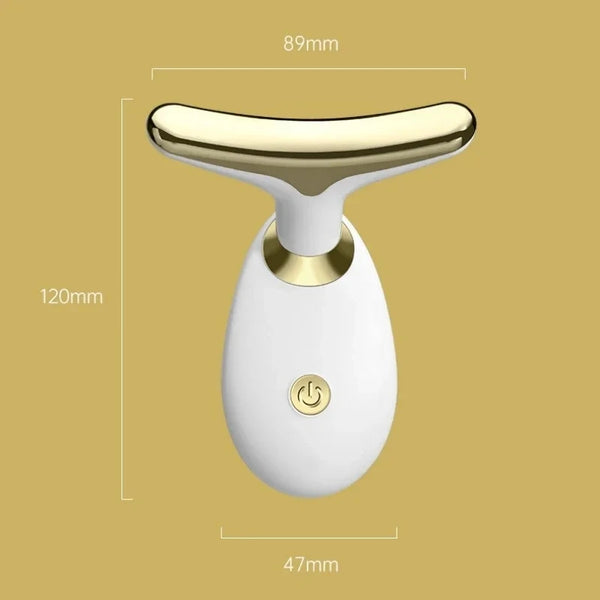 Masajeador facial antiarrugas, reafirmante para el cuello y moldeador facial multifuncional. Dispositivo para esculpir el rostro, adecuado para hombres y mujeres.