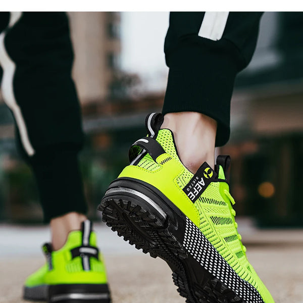 Zapatos deportivos para hombre, zapatos transpirables para exteriores, zapatillas ligeras para hombre, calzado de entrenamiento atlético cómodo