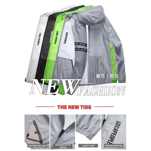 Chaqueta de ciclismo de verano, abrigo deportivo, Anti-UV, deportes al aire libre, Fitness, correr, pesca