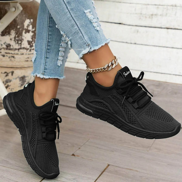 Zapatos de lona para mujer, zapatos deportivos para todas las estaciones, punta redonda, boca profunda